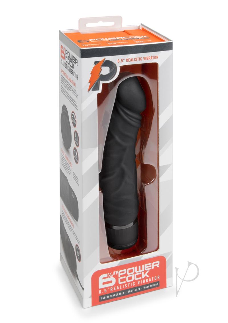 Pc Realistic Vibrator 6.5 Black